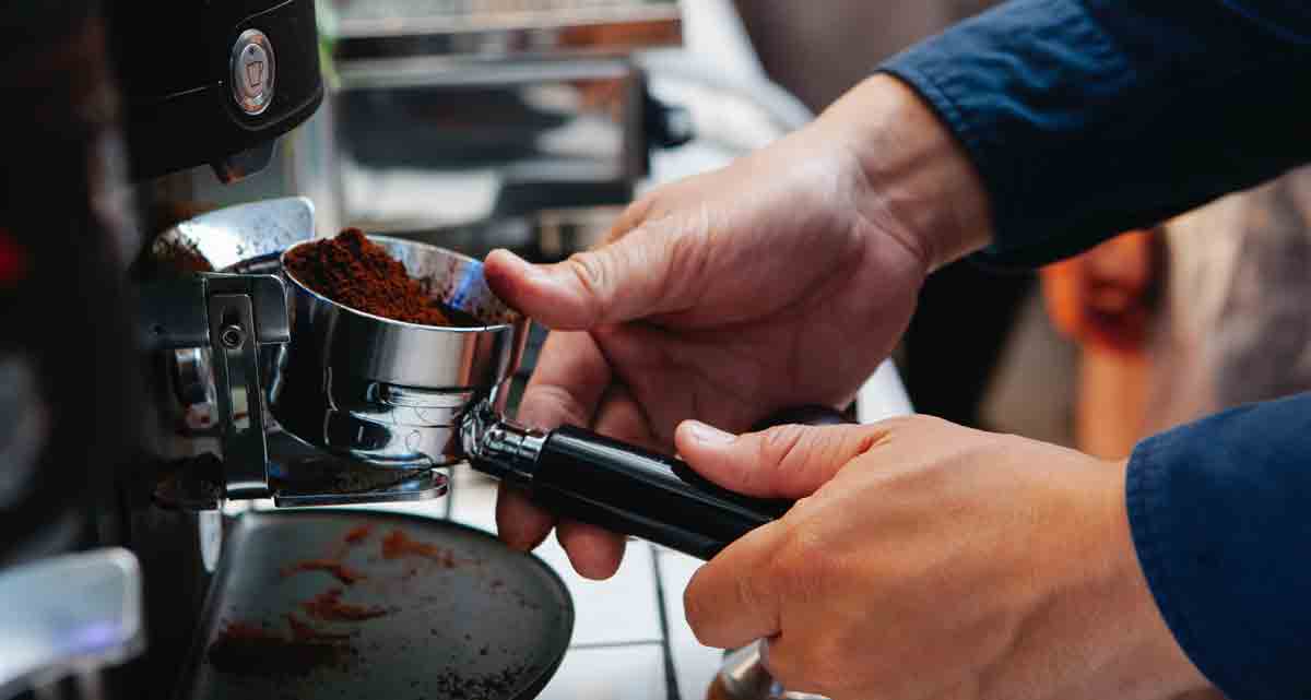 Use coffee grounds to clean your pots and pans